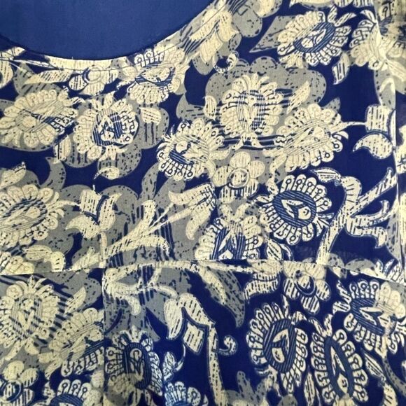 CAbi 851 Blue Willow Double Dress Floral XS - Picture 4 of 5